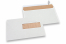 Window envelopes offwhite, 156 x 220 mm (EA5), window right 40 x 110 mm, window position 15 mm from the right side and 66 mm from the bottom, 90gsm, approx. 7g. per unit  | PIT Packaging.ie | Bestbuyenvelopes