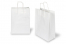 Paper carrier bags with twisted handles - white, 260 x 120 x 350 mm, 90 gsm | PIT Packaging.ie | Bestbuyenvelopes