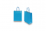 Paper carrier bags with twisted handles - blue, 180 x 80 x 220 mm, 90 gsm | PIT Packaging.ie | Bestbuyenvelopes