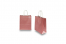Paper carrier bags with twisted handles - pink metallic, 180 x 80 x 220 mm, 90 gsm | PIT Packaging.ie | Bestbuyenvelopes