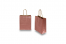 Paper carrier bags with twisted handles - red metallic, 180 x 80 x 220 mm, 90 gsm | PIT Packaging.ie | Bestbuyenvelopes