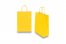 Paper carrier bags with twisted handles - yellow, 220 x 100 x 310 mm, 90 gsm | PIT Packaging.ie | Bestbuyenvelopes