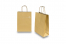 Paper carrier bags with twisted handles - gold, 220 x 100 x 310 mm, 90 gsm | PIT Packaging.ie | Bestbuyenvelopes