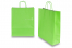 Paper carrier bags with twisted handles - green, 320 x 120 x 410 mm, 100 gsm | PIT Packaging.ie | Bestbuyenvelopes