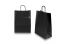 Paper carrier bags with twisted handles - black, 260 x 120 x 350 mm, 90 gsm | PIT Packaging.ie | Bestbuyenvelopes