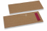 Cutlery bags brown without incision + bordeaux red paper napkin | PIT Packaging.ie | Bestbuyenvelopes