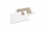 Board-backed envelopes - 229 x 324 mm window left 55 x 90 mm, window position 20 mm from the left and 57 mm from the top, 120 gr white kraft front, 450 gr grey duplex back, strip closure | PIT Packaging.ie | Bestbuyenvelopes