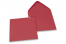 Coloured greeting card envelopes - dark red, 155 x 155 mm | PIT Packaging.ie | Bestbuyenvelopes