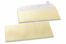 Champagne coloured mother-of-pearl envelopes - 110 x 220 mm | PIT Packaging.ie | Bestbuyenvelopes