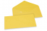 Coloured greeting card envelopes - buttercup yellow, 110 x 220 mm | PIT Packaging.ie | Bestbuyenvelopes