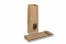 Block bottom paper bags brown - 105 x 65 x 298 mm with window, 500 ml | PIT Packaging.ie | Bestbuyenvelopes