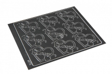 Love peel-off stickers - dark grey | PIT Packaging.ie | Bestbuyenvelopes