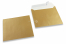 Gold coloured mother-of-pearl envelopes - 155 x 155 mm | PIT Packaging.ie | Bestbuyenvelopes