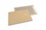 Board-backed envelopes - 320 x 420 mm, 120 gr brown kraft front, 450 gr grey duplex back, strip closure | PIT Packaging.ie | Bestbuyenvelopes