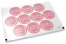Baptism envelope seals - il mio battesimo pink with white wreath | PIT Packaging.ie | Bestbuyenvelopes
