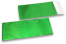 Green coloured matt metallic foil envelopes - 110 x 220 mm | PIT Packaging.ie | Bestbuyenvelopes