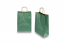 Paper carrier bags with twisted handles - dark green metallic, 220 x 100 x 310 mm, 90 gsm | PIT Packaging.ie | Bestbuyenvelopes