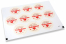 Love envelope seals - happy valentine's day red arrow through heart | PIT Packaging.ie | Bestbuyenvelopes
