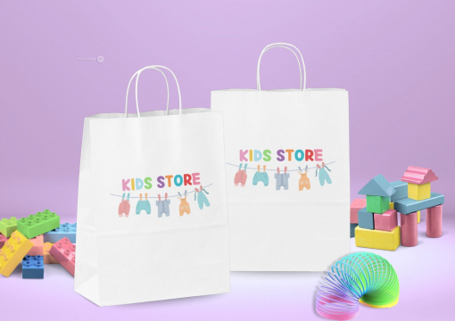 Paper carrier bags with twisted handles | PIT Packaging.ie | Bestbuyenvelopes