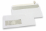 Laser printer envelopes, 110 x 220 mm (DL), window left 40 x 110 mm, window position 15 mm from the left side and 20 mm from the bottom | PIT Packaging.ie | Bestbuyenvelopes