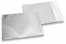 Silver coloured matt metallic foil envelopes - 165 x 165 mm | PIT Packaging.ie | Bestbuyenvelopes