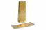 Coloured block bottom bags - gold 80 x 50 x 250 mm, 250 gram | PIT Packaging.ie | Bestbuyenvelopes