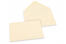 Coloured greeting card envelopes - ivory white, 125 x 175 mm | PIT Packaging.ie | Bestbuyenvelopes