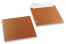 Copper coloured mother-of-pearl envelopes - 170 x 170 mm | PIT Packaging.ie | Bestbuyenvelopes