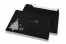 Coloured Christmas envelopes - Black, with Christmas tree | PIT Packaging.ie | Bestbuyenvelopes