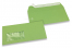 Apple green, coloured window envelopes, 110 x 220 mm (DL), window on the left, windowsize 45 x 90 mm, windowposition 20 mm from the left / 15 mm from the bottom, peal and seal closure, 120 gram coloured paper | PIT Packaging.ie | Bestbuyenvelopes