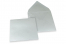 Coloured greeting card envelopes - silver metallic, 155 x 155 mm | PIT Packaging.ie | Bestbuyenvelopes