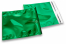 Coloured metallic foil envelopes green - 165 x 165 mm | PIT Packaging.ie | Bestbuyenvelopes