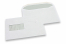 Basic window envelopes, 162 x 229 mm, 90 gr., window left 45 x 90 mm, window position 20 mm from the left side and 60 mm from the bottom, gummed closure | PIT Packaging.ie | Bestbuyenvelopes