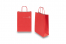 Paper carrier bags with twisted handles - fire red, 220 x 100 x 310 mm, 90 gsm | PIT Packaging.ie | Bestbuyenvelopes