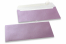 Lilac coloured mother-of-pearl envelopes - 110 x 220 mm | PIT Packaging.ie | Bestbuyenvelopes