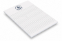 Printed notepads - example with lines
