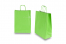 Paper carrier bags with twisted handles - green, 260 x 120 x 350 mm, 90 gsm | PIT Packaging.ie | Bestbuyenvelopes