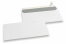 White paper envelopes, 110 x 220 mm (DL), 80 gram, strip closure, weight each approx. 4 g.  | PIT Packaging.ie | Bestbuyenvelopes