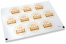 Birth envelope seals - bedstead with stars | PIT Packaging.ie | Bestbuyenvelopes