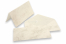 Marbled envelope (110 x 220 mm) and card (105 x 210 mm) - marbled brown, without lined interior | PIT Packaging.ie | Bestbuyenvelopes