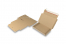 Folding post boxes with seal strip - 230 x 160 x 25 mm (A5), brown | PIT Packaging.ie | Bestbuyenvelopes