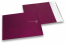 Burgundy coloured matt metallic foil envelopes - 165 x 165 mm | PIT Packaging.ie | Bestbuyenvelopes