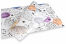 Easter themed tissue paper - black with colours | PIT Packaging.ie | Bestbuyenvelopes