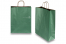 Paper carrier bags with twisted handles - dark green metallic, 320 x 120 x 410 mm, 100 gsm | PIT Packaging.ie | Bestbuyenvelopes