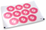Birth envelope seals - feet pink | PIT Packaging.ie | Bestbuyenvelopes