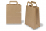 Paper carrier bags with folded handles - brown, 220 x 105 x 280 mm | PIT Packaging.ie | Bestbuyenvelopes