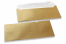 Gold coloured mother-of-pearl envelopes - 110 x 220 mm | PIT Packaging.ie | Bestbuyenvelopes
