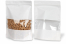 Stand up pouch with window - white, 250 x 340 x 120 mm, 3000 ml | PIT Packaging.ie | Bestbuyenvelopes