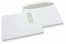 Window envelopes, white, 229 x 324 mm (C4), window on left 40 x 110 mm, window position 20 mm from the left side and 60 mm from the top, 120 gram, gummed closure long side, weight each approx. 20 g. | PIT Packaging.ie | Bestbuyenvelopes