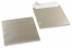 Silver coloured mother-of-pearl envelopes - 170 x 170 mm | PIT Packaging.ie | Bestbuyenvelopes